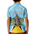 Personalized Saint Lucia Coat Of Arms Kid Polo Shirt Sent Lisi Flag Style - Wonder Print Shop