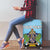 Personalized Saint Lucia Coat Of Arms Luggage Cover Sent Lisi Flag Style - Wonder Print Shop