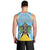 Personalized Saint Lucia Coat Of Arms Men Tank Top Sent Lisi Flag Style - Wonder Print Shop