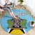 Personalized Saint Lucia Coat Of Arms Round Carpet Sent Lisi Flag Style