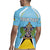 Personalized Saint Lucia Coat Of Arms Rugby Jersey Sent Lisi Flag Style - Wonder Print Shop