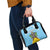 Personalized Saint Lucia Coat Of Arms Shoulder Handbag Sent Lisi Flag Style