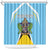 Personalized Saint Lucia Coat Of Arms Shower Curtain Sent Lisi Flag Style