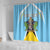 Personalized Saint Lucia Coat Of Arms Shower Curtain Sent Lisi Flag Style