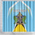 Personalized Saint Lucia Coat Of Arms Shower Curtain Sent Lisi Flag Style