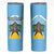 Personalized Saint Lucia Coat Of Arms Skinny Tumbler Sent Lisi Flag Style - Wonder Print Shop