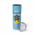 Personalized Saint Lucia Coat Of Arms Skinny Tumbler Sent Lisi Flag Style - Wonder Print Shop