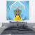 Personalized Saint Lucia Coat Of Arms Tapestry Sent Lisi Flag Style - Wonder Print Shop