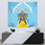 Personalized Saint Lucia Coat Of Arms Tapestry Sent Lisi Flag Style - Wonder Print Shop