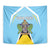 Personalized Saint Lucia Coat Of Arms Tapestry Sent Lisi Flag Style - Wonder Print Shop