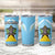 Personalized Saint Lucia Coat Of Arms Tumbler Cup Sent Lisi Flag Style - Wonder Print Shop