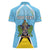 Personalized Saint Lucia Coat Of Arms Women Polo Shirt Sent Lisi Flag Style - Wonder Print Shop