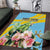 Saint Lucia Rosa Rubiginosa Area Rug With Sent Lisi Parrot - Wonder Print Shop