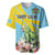 Saint Lucia Rosa Rubiginosa Baseball Jersey With Sent Lisi Parrot - Wonder Print Shop