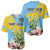 Saint Lucia Rosa Rubiginosa Baseball Jersey With Sent Lisi Parrot - Wonder Print Shop