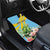 Saint Lucia Rosa Rubiginosa Car Mats With Sent Lisi Parrot - Wonder Print Shop