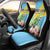 Saint Lucia Rosa Rubiginosa Car Seat Cover With Sent Lisi Parrot - Wonder Print Shop