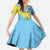 Saint Lucia Rosa Rubiginosa Family Matching Mermaid Dress and Hawaiian Shirt With Sent Lisi Parrot - Wonder Print Shop