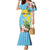 Saint Lucia Rosa Rubiginosa Family Matching Mermaid Dress and Hawaiian Shirt With Sent Lisi Parrot - Wonder Print Shop