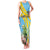 Saint Lucia Rosa Rubiginosa Family Matching Tank Maxi Dress and Hawaiian Shirt With Sent Lisi Parrot - Wonder Print Shop