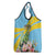 Saint Lucia Rosa Rubiginosa Grocery Bag With Sent Lisi Parrot