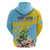 Saint Lucia Rosa Rubiginosa Hoodie With Sent Lisi Parrot