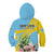 Saint Lucia Rosa Rubiginosa Kid Hoodie With Sent Lisi Parrot - Wonder Print Shop