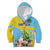 Saint Lucia Rosa Rubiginosa Kid Hoodie With Sent Lisi Parrot - Wonder Print Shop