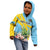 Saint Lucia Rosa Rubiginosa Kid Hoodie With Sent Lisi Parrot - Wonder Print Shop