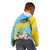 Saint Lucia Rosa Rubiginosa Kid Hoodie With Sent Lisi Parrot - Wonder Print Shop