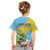 Saint Lucia Rosa Rubiginosa Kid T Shirt With Sent Lisi Parrot - Wonder Print Shop