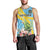 Saint Lucia Rosa Rubiginosa Men Tank Top With Sent Lisi Parrot - Wonder Print Shop