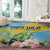 Saint Lucia Rosa Rubiginosa Round Carpet With Sent Lisi Parrot