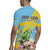 Saint Lucia Rosa Rubiginosa Rugby Jersey With Sent Lisi Parrot - Wonder Print Shop