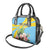 Saint Lucia Rosa Rubiginosa Shoulder Handbag With Sent Lisi Parrot