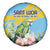 Saint Lucia Rosa Rubiginosa Spare Tire Cover With Sent Lisi Parrot - Wonder Print Shop