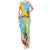 Saint Lucia Rosa Rubiginosa Tank Maxi Dress With Sent Lisi Parrot - Wonder Print Shop