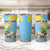 Saint Lucia Rosa Rubiginosa Tumbler Cup With Sent Lisi Parrot - Wonder Print Shop