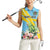 Saint Lucia Rosa Rubiginosa Women Sleeveless Polo Shirt With Sent Lisi Parrot - Wonder Print Shop