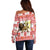 Personalized Ethiopia Christmas Off Shoulder Sweater Lion of Judah - Melikam Gena!