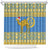 Personalized Eritrea Christmas Shower Curtain Ruhus Beal Lidet - National Emblem