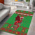 Personalized Wales Nadolig Llawen Area Rug Welsh Dragon Mascot - Merry Xmas - Wonder Print Shop