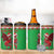 Personalized Wales Nadolig Llawen 4 in 1 Can Cooler Tumbler Welsh Dragon mascot - Merry Xmas - Wonder Print Shop