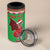 Personalized Wales Nadolig Llawen 4 in 1 Can Cooler Tumbler Welsh Dragon mascot - Merry Xmas - Wonder Print Shop