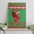 Personalized Wales Nadolig Llawen Canvas Wall Art Welsh Dragon Mascot - Merry Xmas - Wonder Print Shop