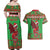 Personalized Wales Nadolig Llawen Couples Matching Off Shoulder Maxi Dress and Hawaiian Shirt Welsh Dragon Mascot - Merry Xmas - Wonder Print Shop