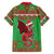 Personalized Wales Nadolig Llawen Family Matching Short Sleeve Bodycon Dress and Hawaiian Shirt Welsh Dragon Mascot - Merry Xmas - Wonder Print Shop