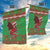 Personalized Wales Nadolig Llawen Garden Flag Welsh Dragon Mascot - Merry Xmas - Wonder Print Shop