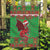 Personalized Wales Nadolig Llawen Garden Flag Welsh Dragon Mascot - Merry Xmas - Wonder Print Shop