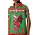 Personalized Wales Nadolig Llawen Kid Polo Shirt Welsh Dragon Mascot - Merry Xmas - Wonder Print Shop